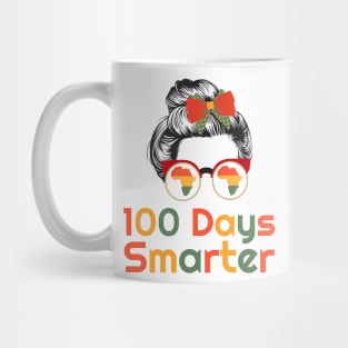 100 Days smarter afro american girl Mug